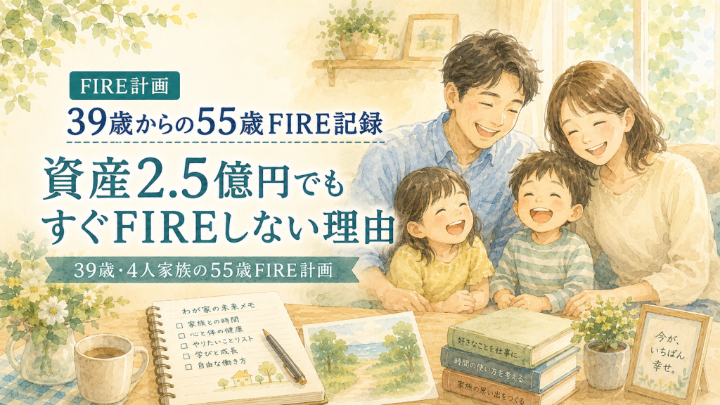 資産2.5億円でも、すぐFIREしない理由